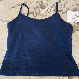 Beyond Yoga Spacedye Truly Tank in Navy, size Medium